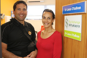 Dr Lance O'Sullivan and his wife Tracey at their GP clinic 'Te Kohanga Whakaora'. PICTURE/PETRINA HODGSON